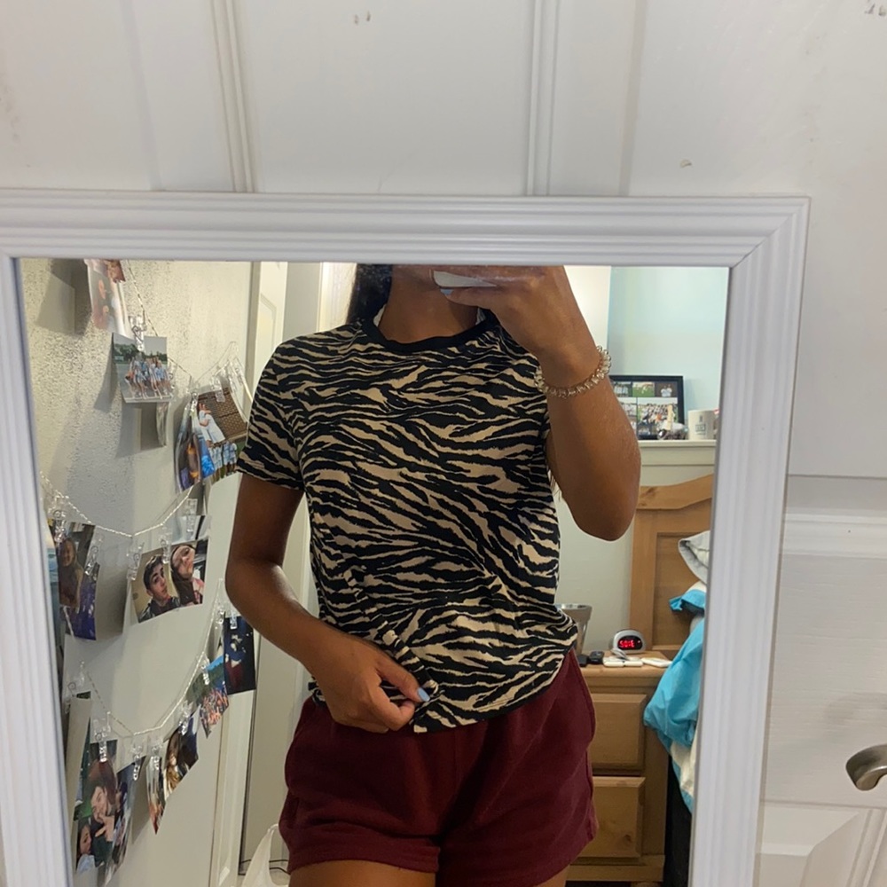 Tiger Print Tee